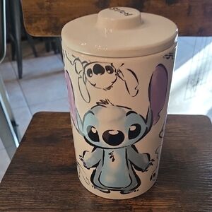 Disney Blue and Purple Stitch Canister